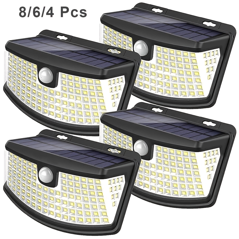 8/6/4 Packs Solar Motion Senso - Outdoor Lighting Deck 评论和价格