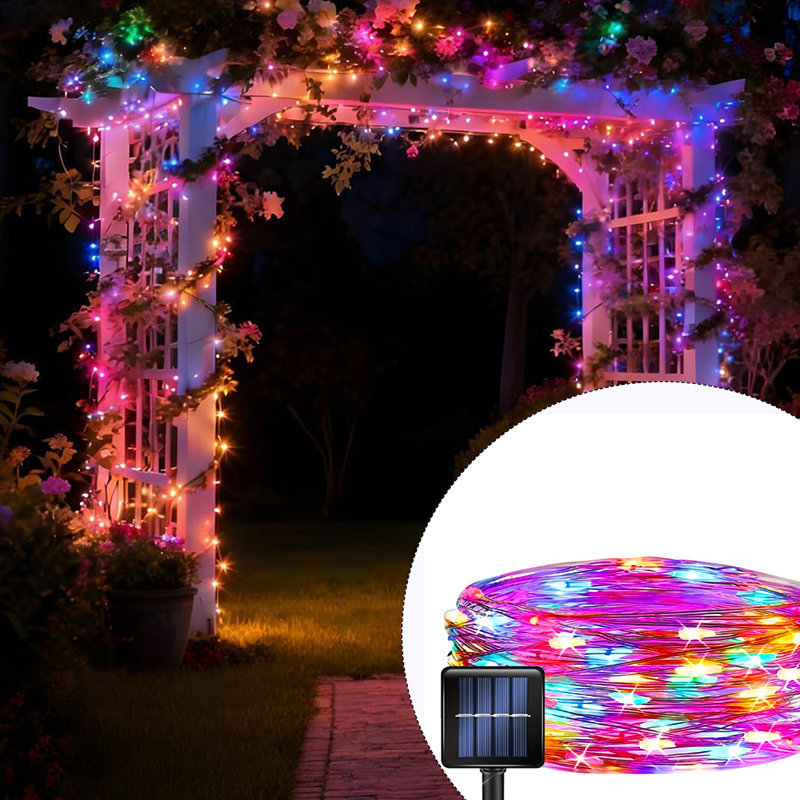 Solar Garden LED Fairy Lights  - Outdoor Lighting On Fence 评论和价格