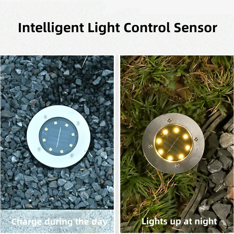 4Pcs LED Solar Garden Lights O - Deck Step Light 评论和价格