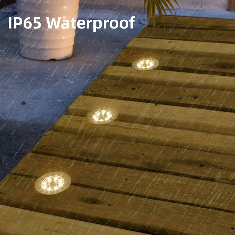 4Pcs LED Solar Garden Lights O - Deck Step Light 评论和价格