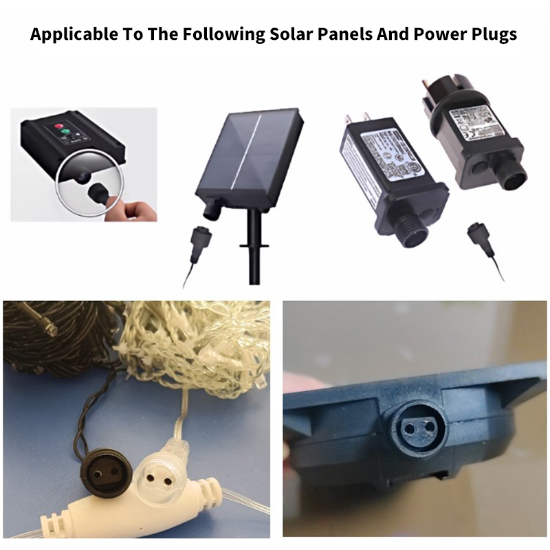 2Pin LED Connector with 25cm W - Outdoor Lighting Under Pergola 评论和价格