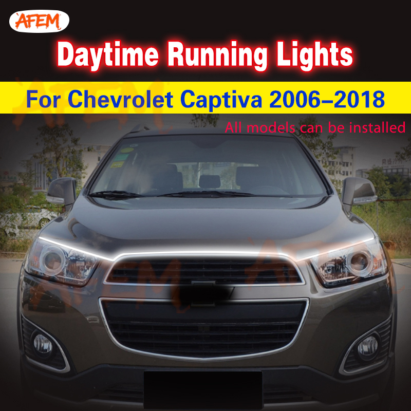 Car Flashing 1pcs DRL For Chev - Waterproof Led Strip 评论和价格