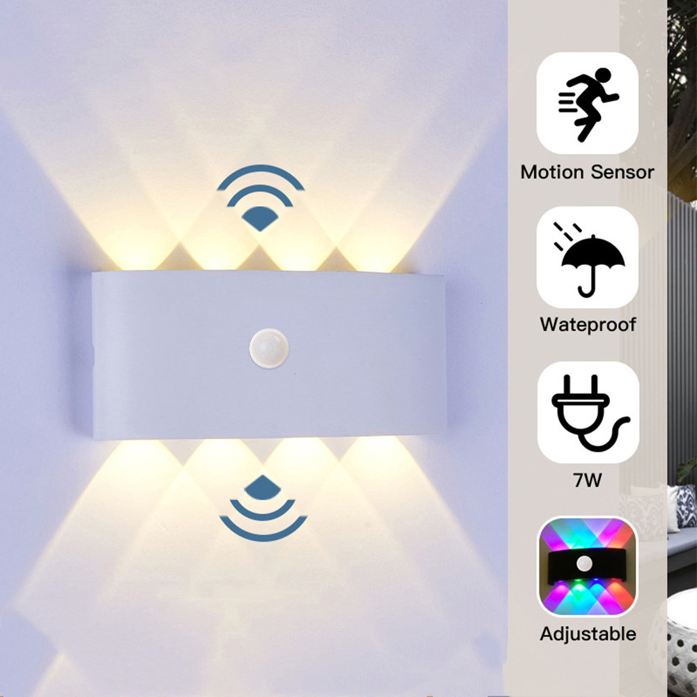 PIR Motion Sensor Wall Lamp AC - Outdoor Lighting Wall Mount 评论和价格