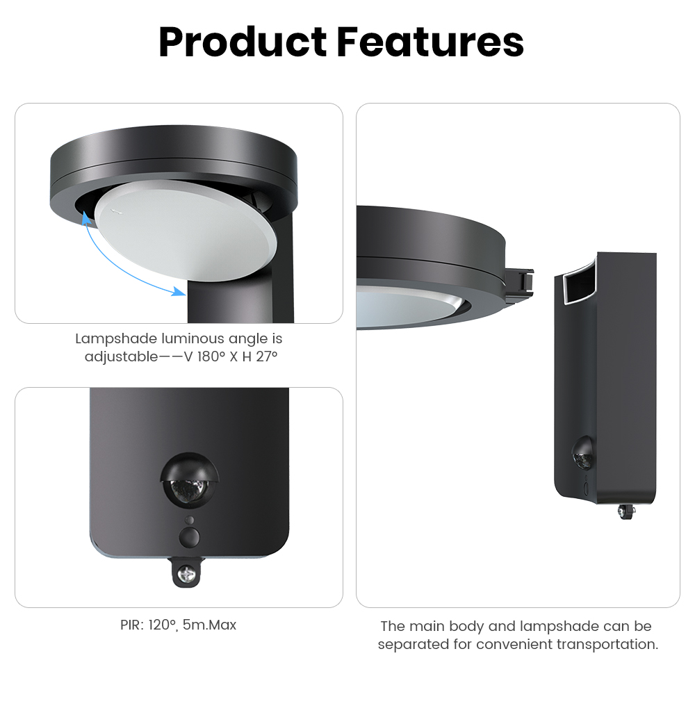 SRESKY Solar Powered Outdoor W - Outdoor Lighting Wall Mount 评论和价格