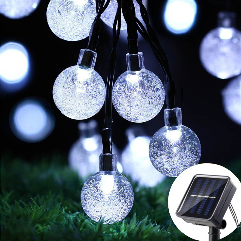 20/50/100 LED Solar Power Crys - Halo Outdoor Lighting 评论和价格