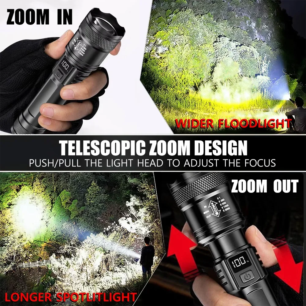 Rechargeable LED Flashlight Zo - Outdoor Lighting B&Q 评论和价格