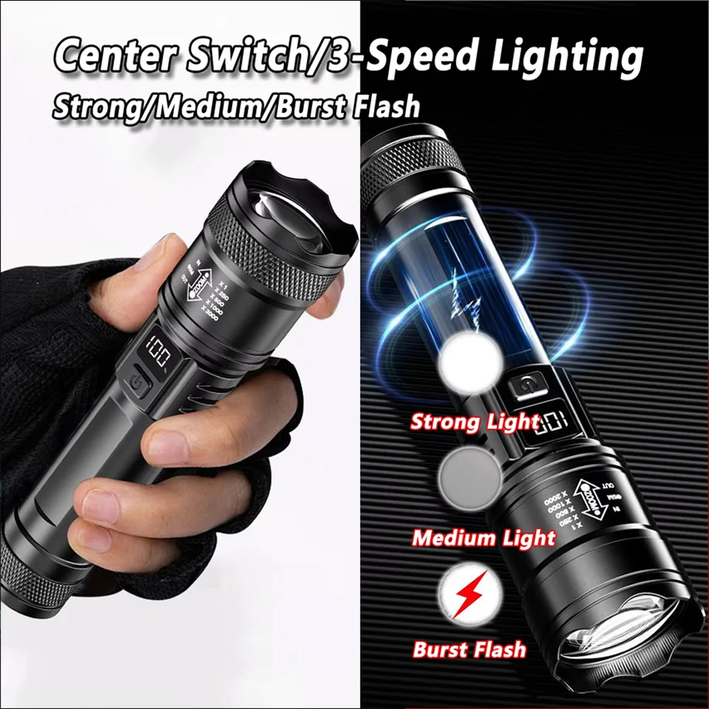 Rechargeable LED Flashlight Zo - Outdoor Lighting B&Q 评论和价格