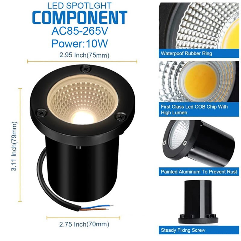 Outdoor In-ground Light LED Un - Deck Step Light 评论和价格