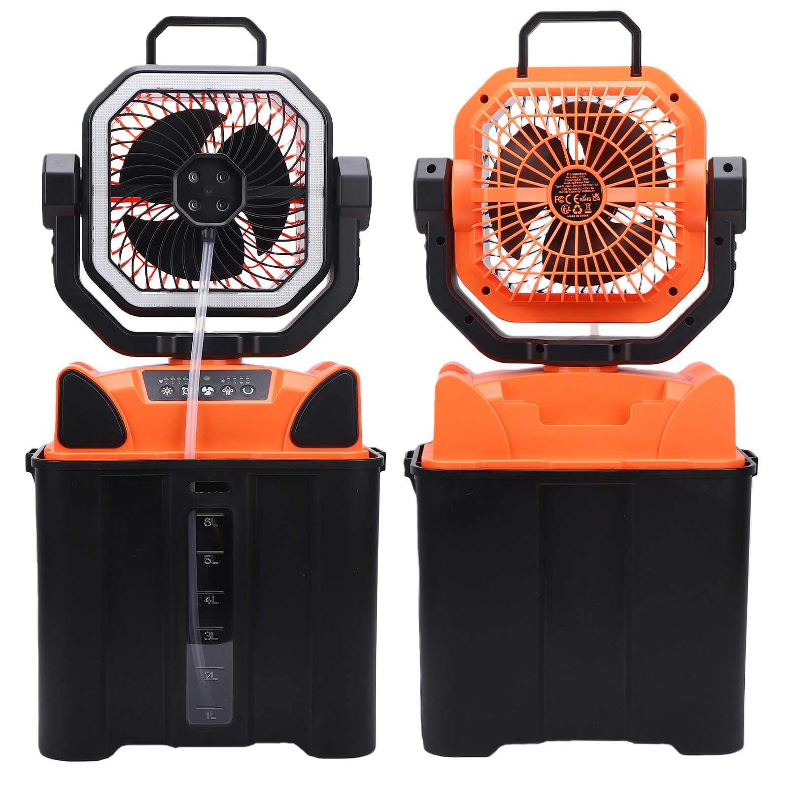 Rechargeable Camping Fan with  - Outdoor Lighting Remote Control 评论和价格