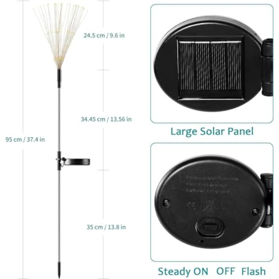Solar Firework Lights, Lightin - Outdoor Lighting For Christmas 评论和价格