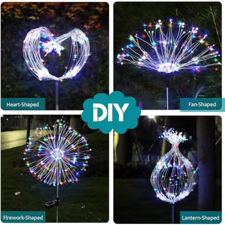 Solar Firework Lights, Lightin - Outdoor Lighting For Christmas 评论和价格