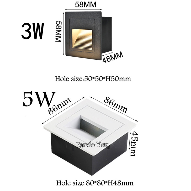 Outdoor LED Underground Lamp 5 - Deck Step Light 评论和价格