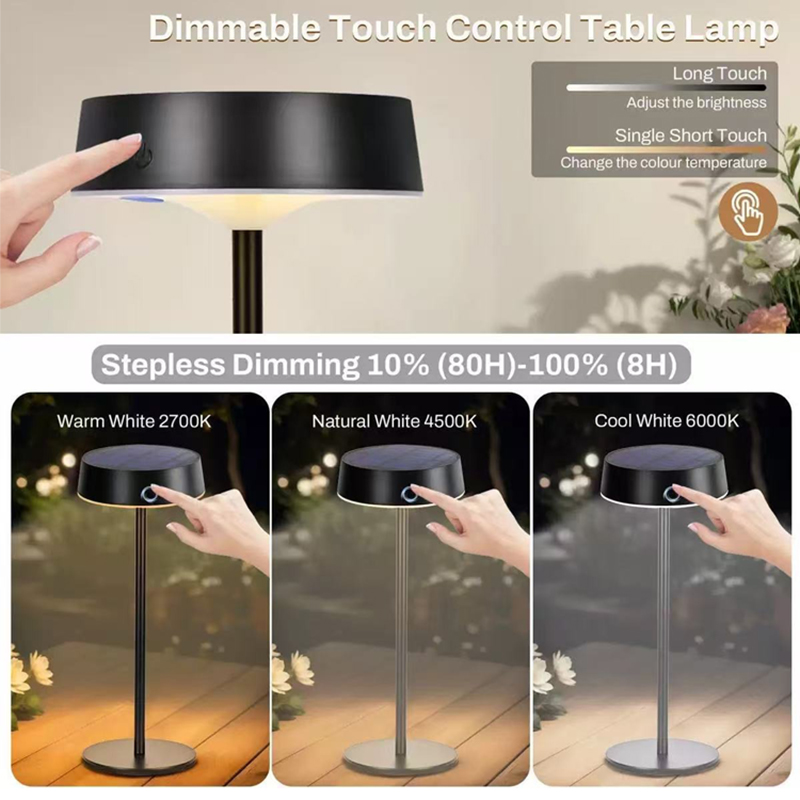 Solar Table Lamp Dimmable LED  - Halo Outdoor Lighting 评论和价格
