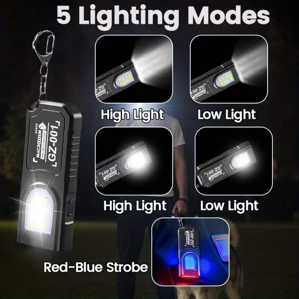 Mini COB LED Keychain Flashlig - Outdoor Lighting B&Q 评论和价格