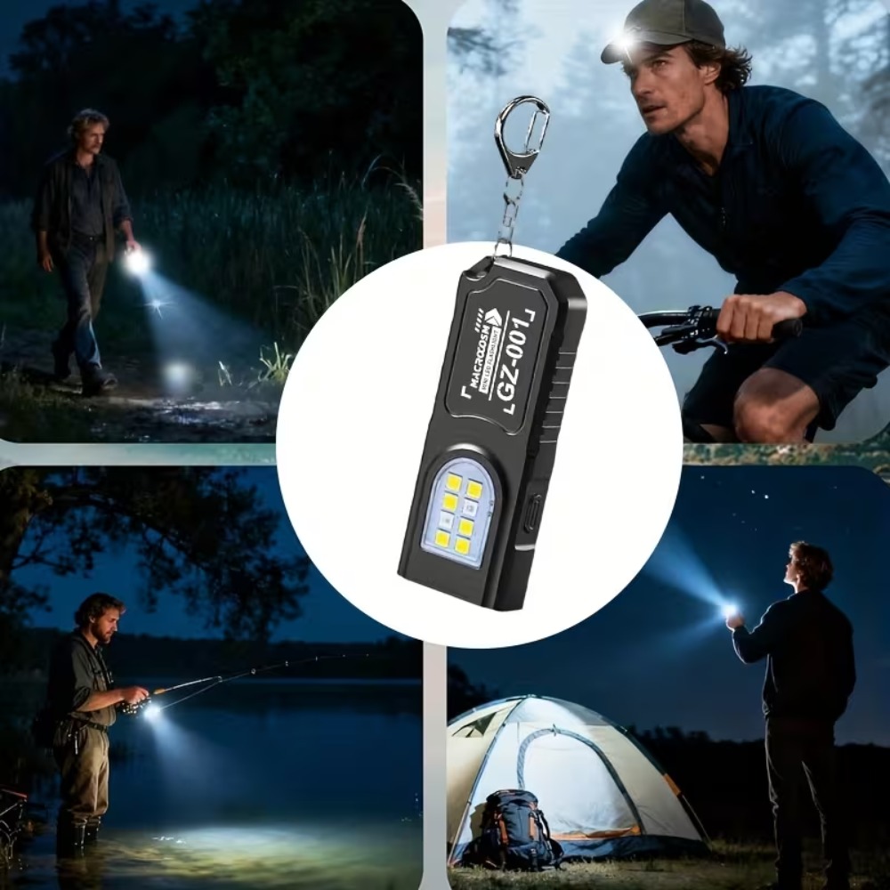 Mini COB LED Keychain Flashlig - Outdoor Lighting B&Q 评论和价格